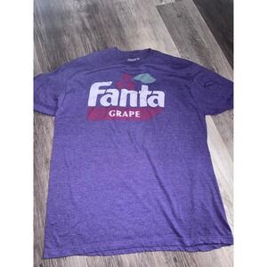 Coca-Cola‎ Fanta Grape Purple Heather Graphic T-Shirt Mens XL Soda Pop Tee